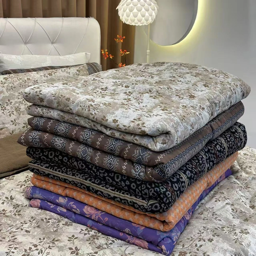 【童被】1.2*1.5双层全棉纱布提花双面亲肤柔软多功能午休被