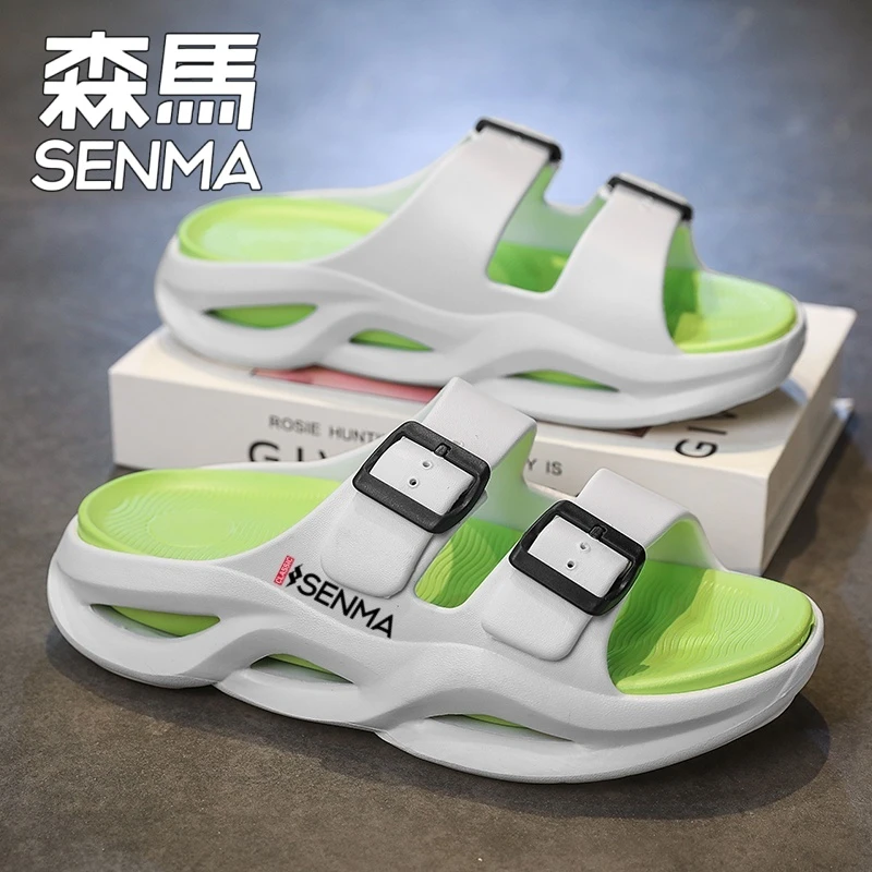 SENMA/森马男士两穿防滑拖鞋2025新款一字拖大码浴室外出凉拖鞋