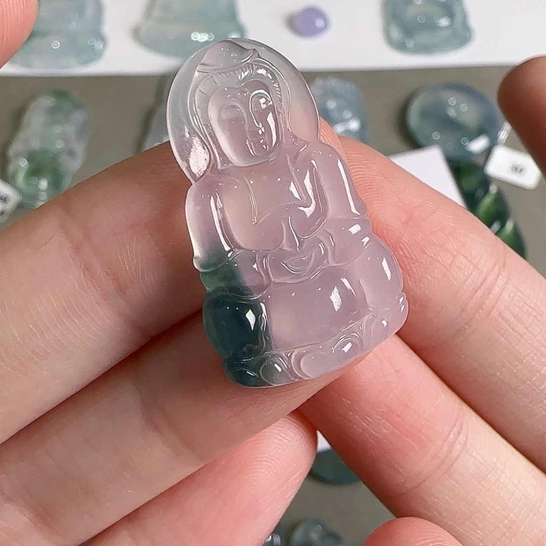 翡翠未镶嵌颈饰