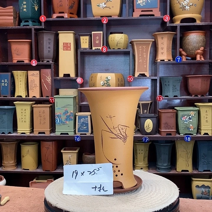 紫砂花盆紫砂花盆