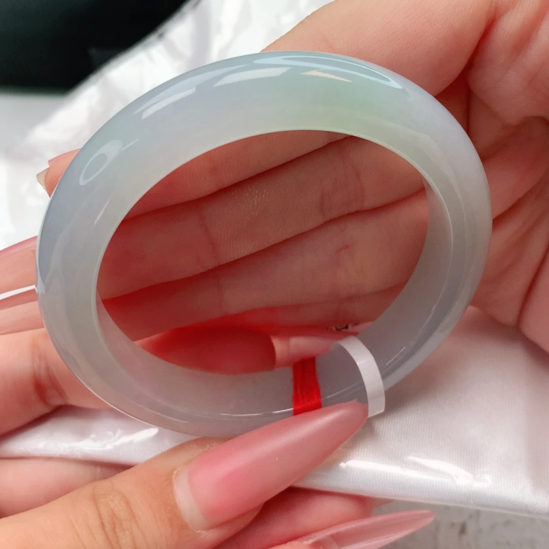 未镶嵌手镯翡翠正圈53