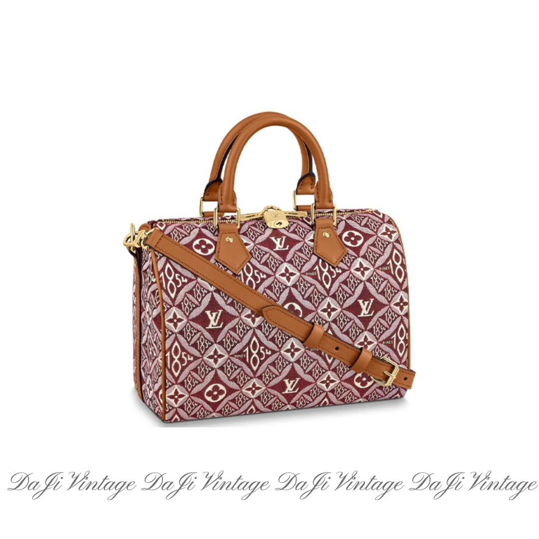 99新 LouisVuitton/路易威登 大吉三/LV老花印花speedy25