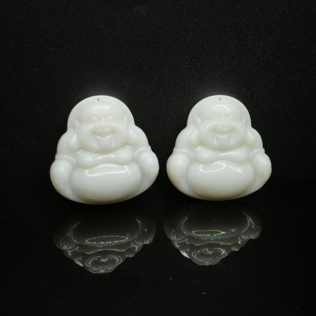 【李想精选】和田玉佛公吊坠赠绳L1【多样性发其一】约39-39-10mm