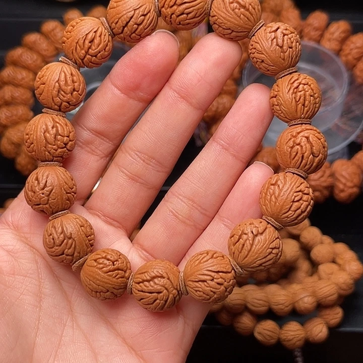 手串桃核精品绣球手串1.5