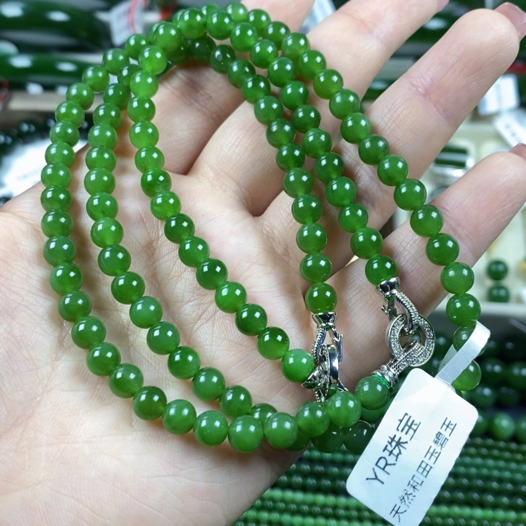 和田玉（碧玉）颈饰未镶嵌6m