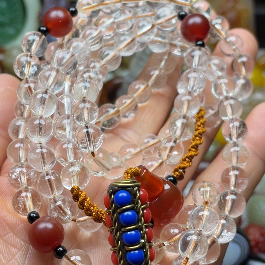 水晶颈饰未镶嵌项链