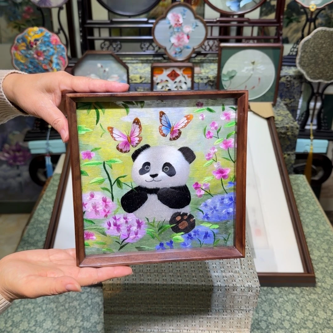 刺绣手工苏绣工艺制作技艺精湛