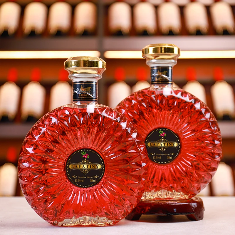 蔓越莓果酒利口酒力娇酒微醺小酒15.5度500毫升冰镇水果酒