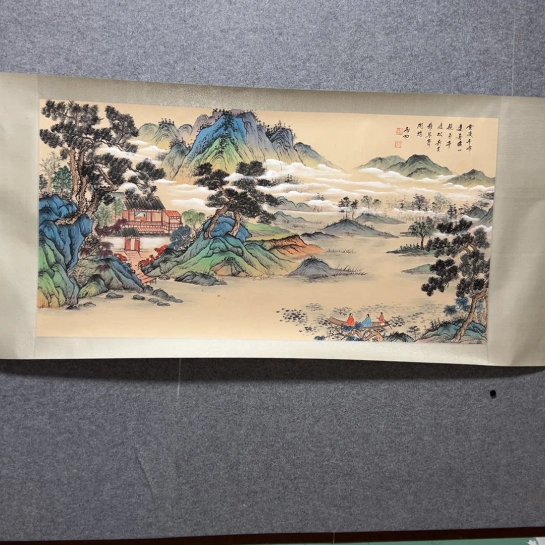 启老师纸本画轴别错过