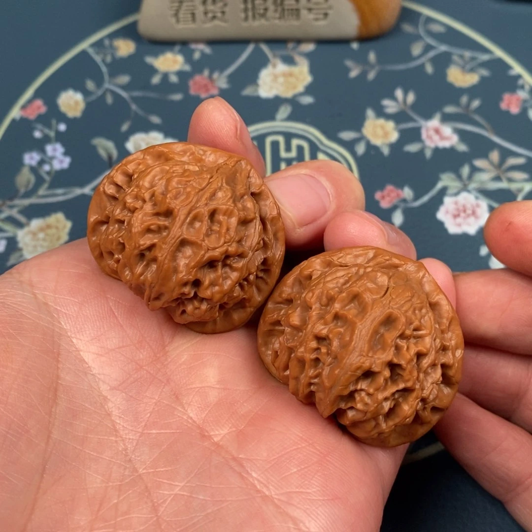 文玩核桃吊坠40精配，原桩宫灯，超精配，P090