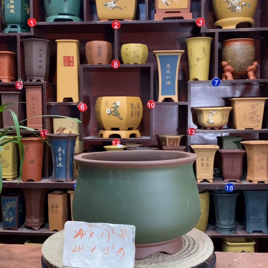 紫砂花盆紫砂花盆