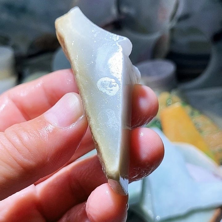 散珠翡翠边角料216