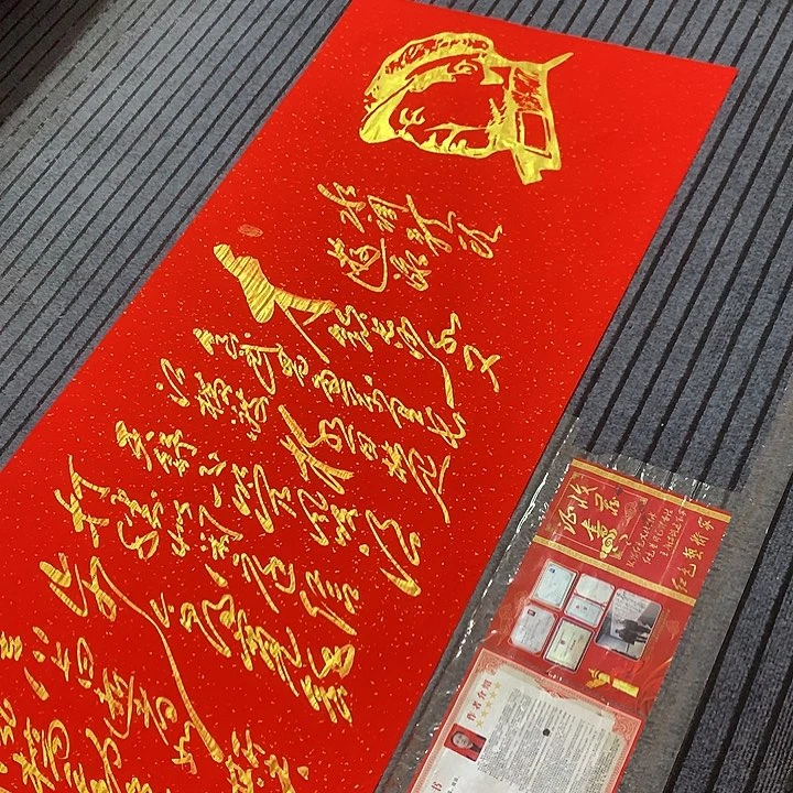 书法冯伟老师红头像游泳