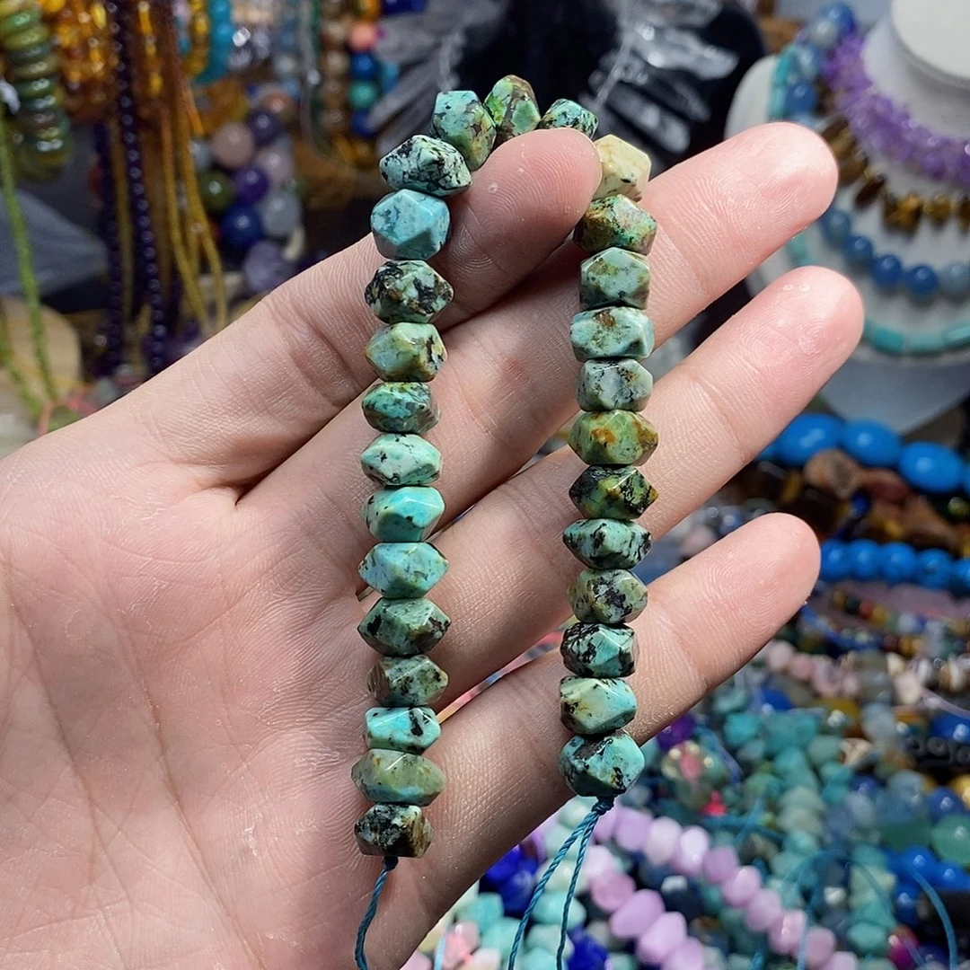 石英质玉未镶嵌，非洲松冲角10mm，
