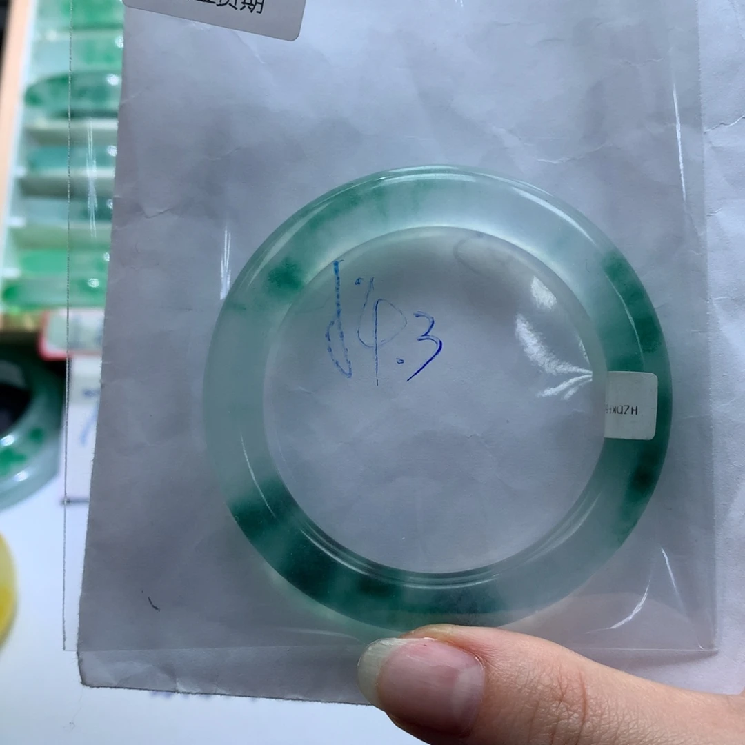 广***司石英质玉未镶嵌手镯定向链接截图为准莉莉75