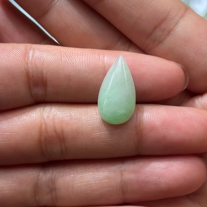 定制翡翠未镶嵌天然缅甸翡翠A货水滴不退不换