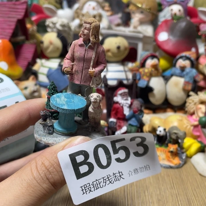 聆***泉摆件孤品老货微瑕瓷