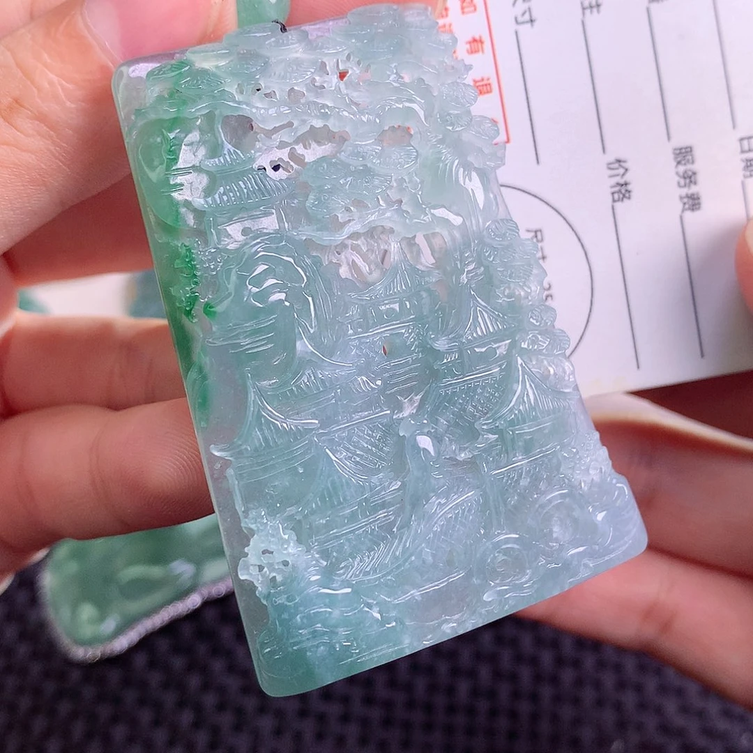 颈饰未镶嵌翡翠翡翠