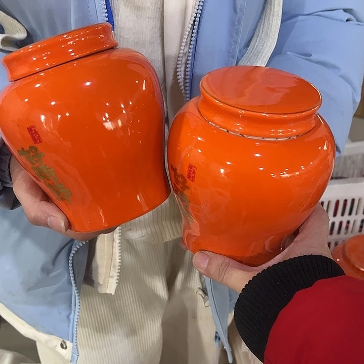 其他陶瓷茶叶摆件茶叶罐