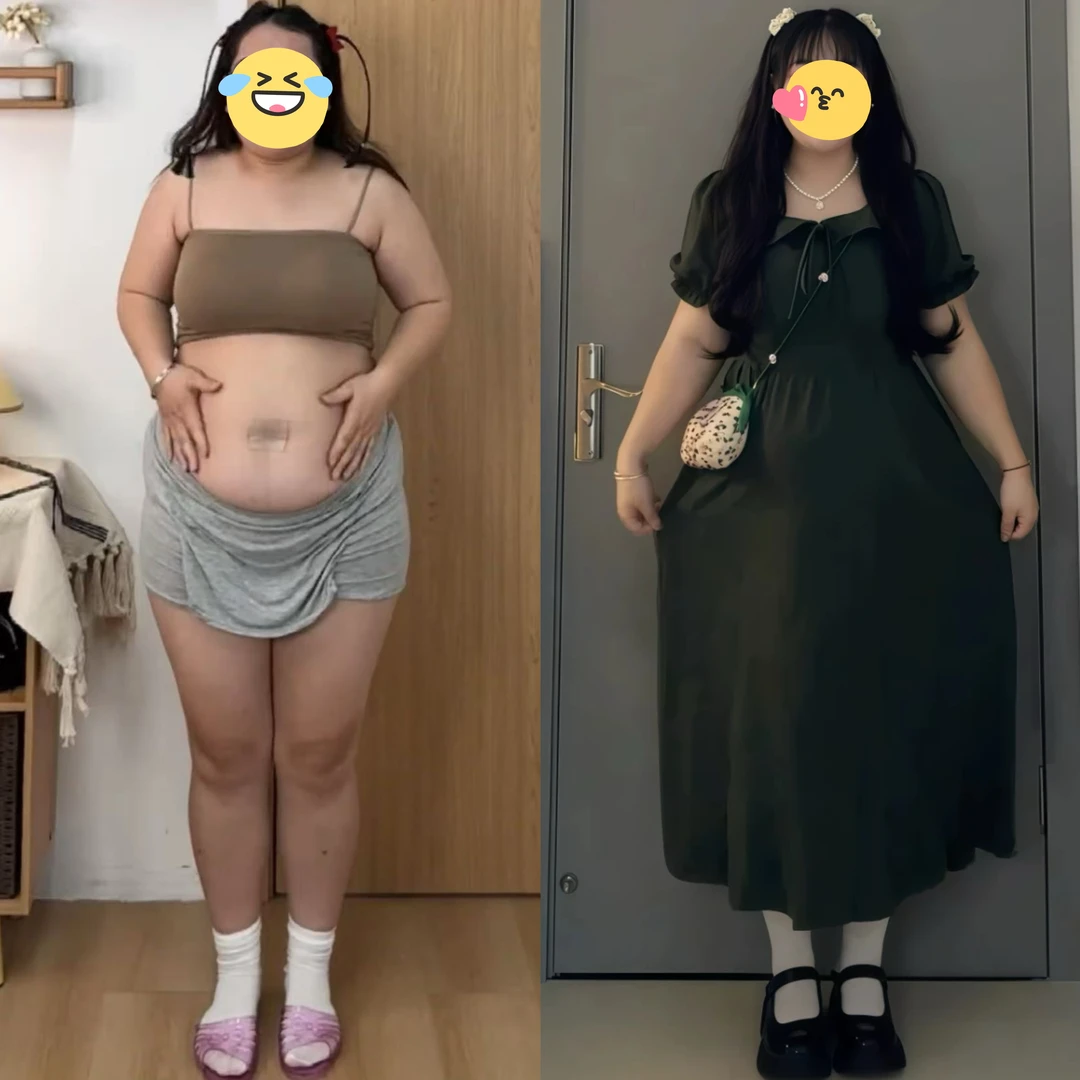 大码女装法式复古方领泡泡袖连衣裙夏季胖mm收腰显瘦显白气质长裙