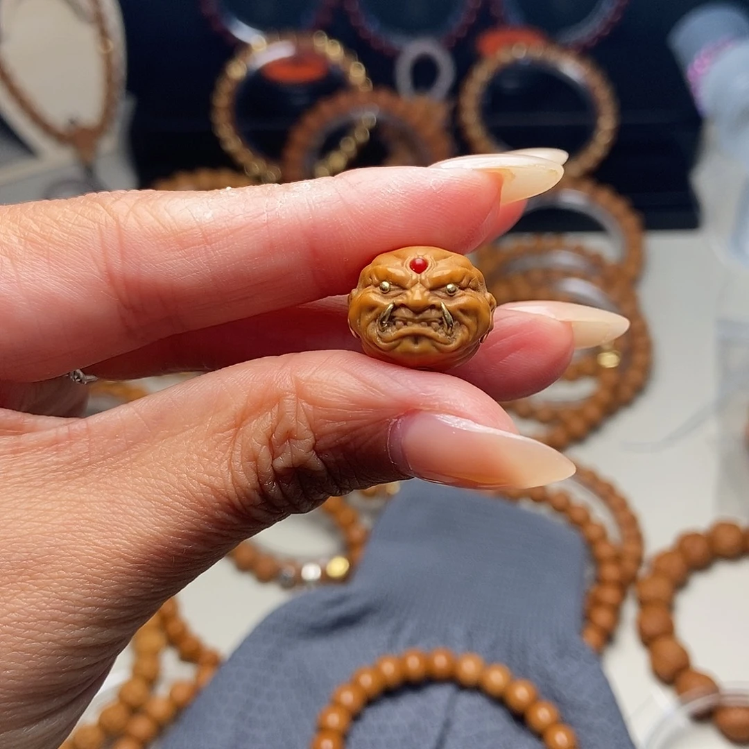 猴头核桃手串猴头恶僧配饰