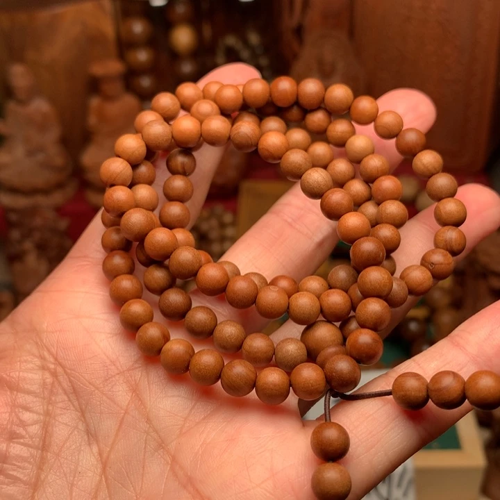 檀香木手串/手链老山檀0.6多圈微瑕