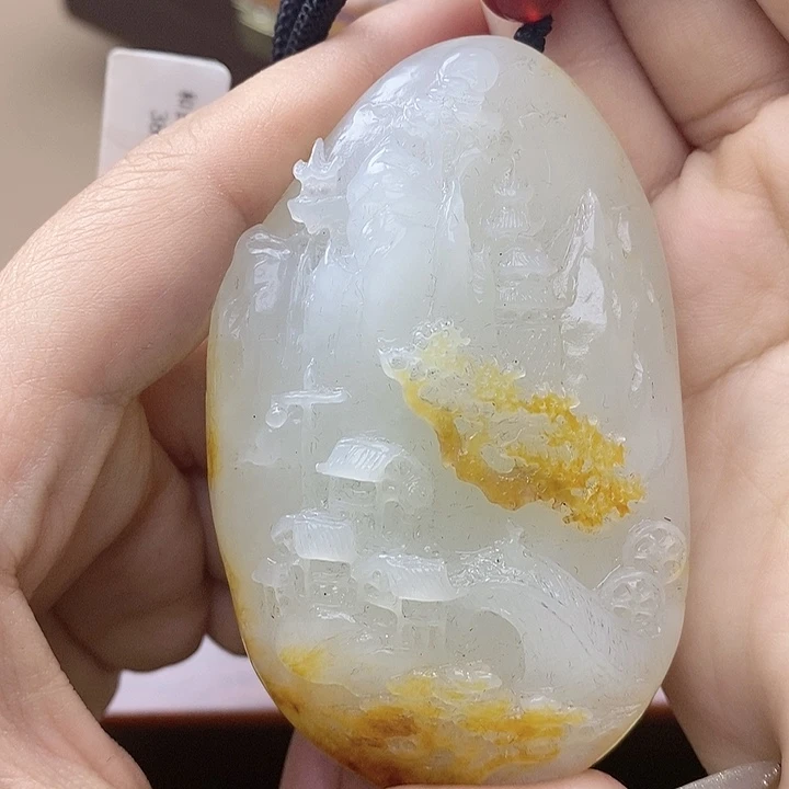 和田玉挂件未镶嵌最*