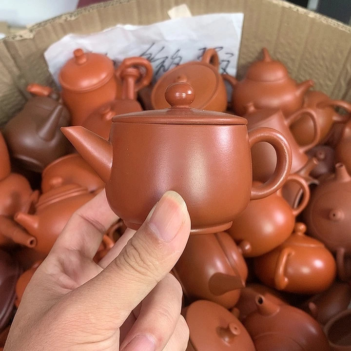 紫砂茶壶原矿朱泥茶壶茶具家用120