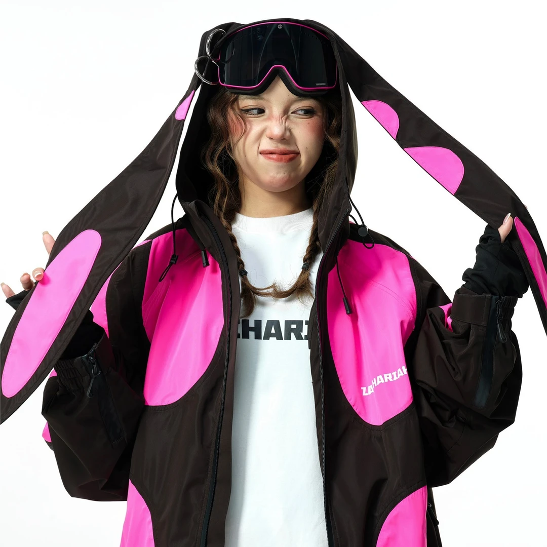 ZACHARIAH【暴力甜心兔】Z-Tex3LPro滑雪服女多巴胺单双板滑雪衣