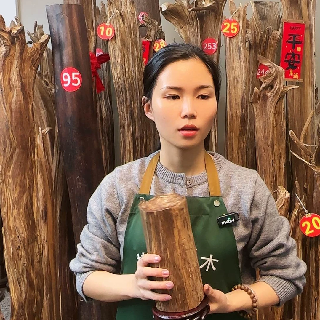 沉香摆件沉香原木工艺品摆件➕底座