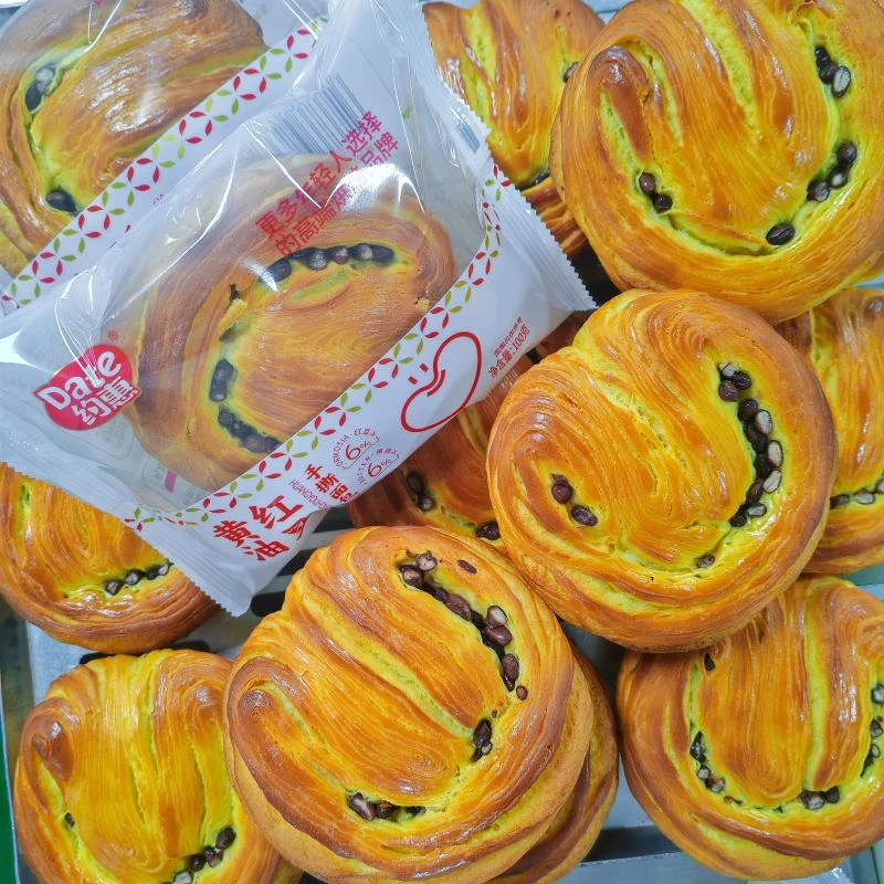 约惠黄油红豆手撕面包100克*10袋
