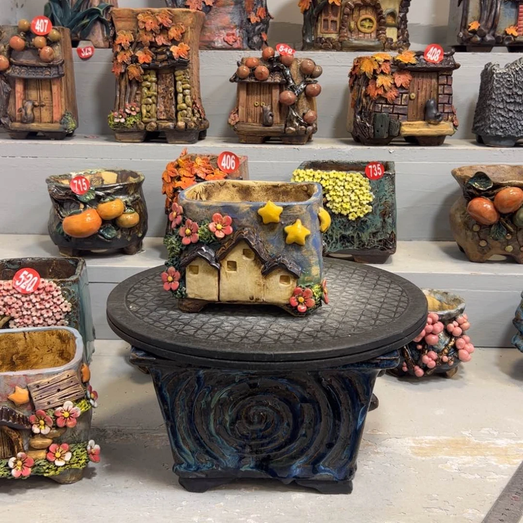 6 号陶然花器手工花盆