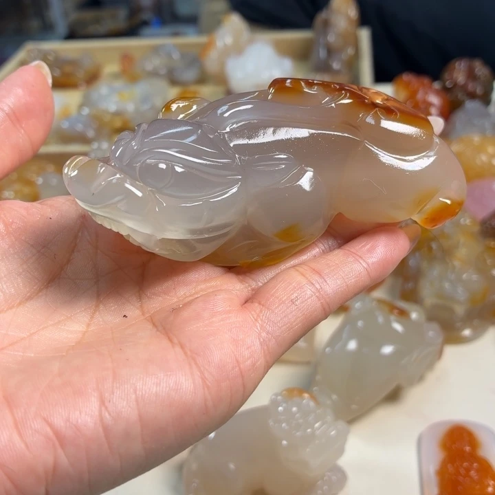 玛瑙/玉髓未镶嵌吊坠(不含链)