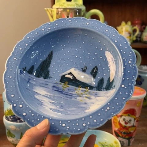 炉景德镇釉下手绘陶瓷