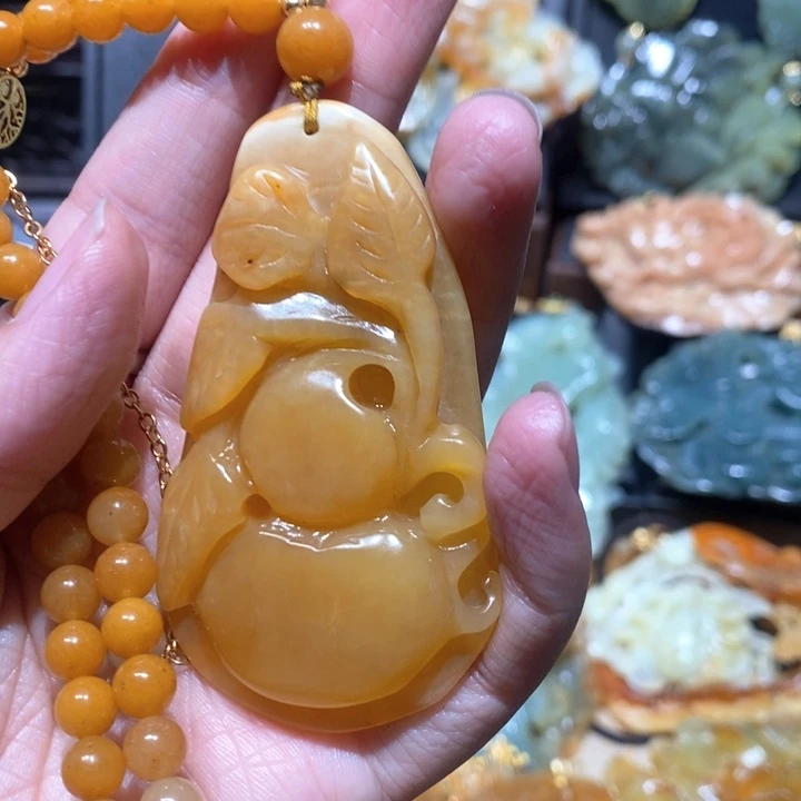 岫玉毛衣链未镶嵌