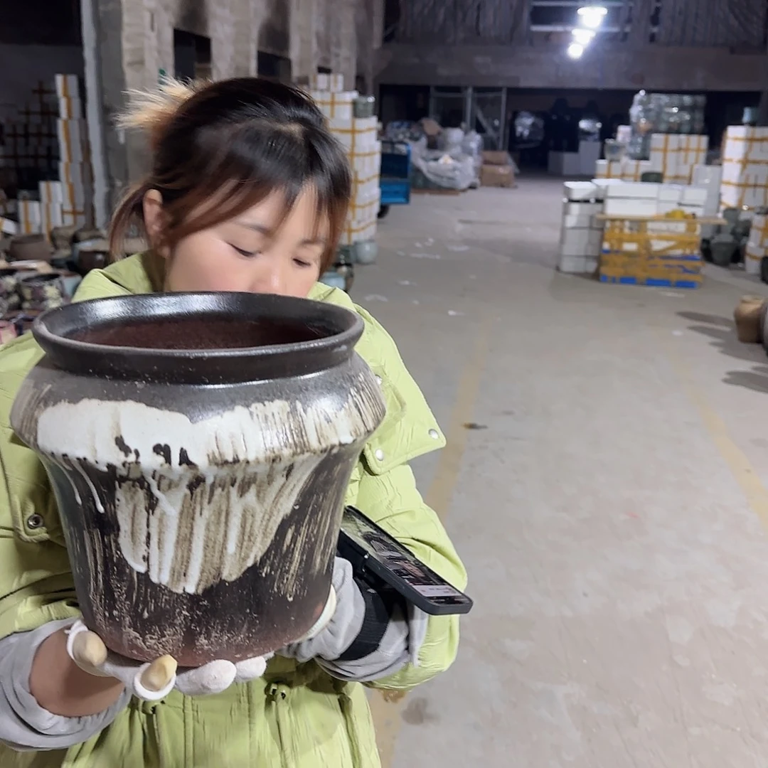 王嫂花盆1224-164高21口21