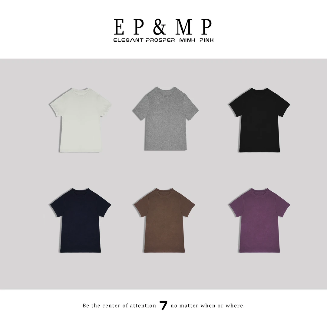 【胡洛一】“暮秋晚风”新款休闲百搭天丝羊毛打底T恤