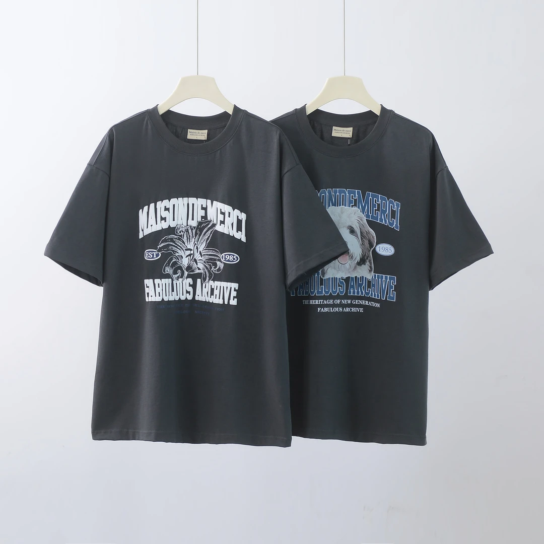 短袖卡通动漫学院风圆领印花T恤半袖ins多巴胺穿搭男女同款