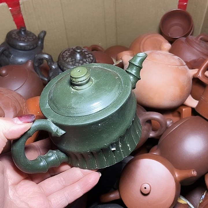南**草全手工制作宜兴紫砂茶壶