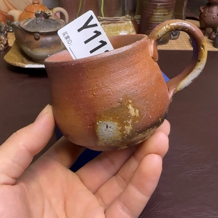 柴冈守备前烧马克杯
