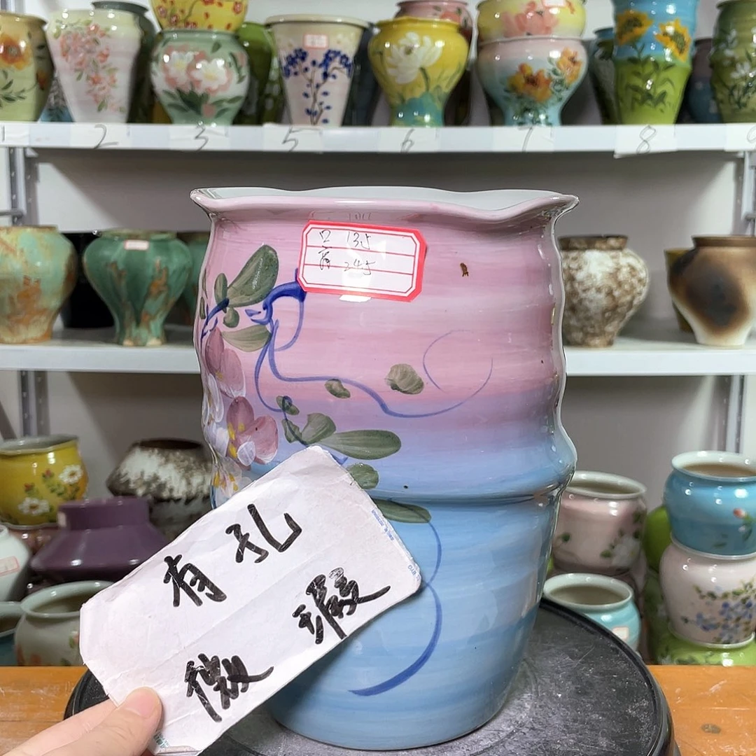 景德镇陶瓷花盆花器暇256