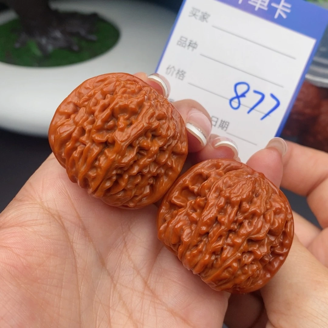 文玩核桃把件40四座楼877