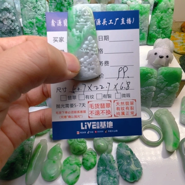 翠***子翡翠未镶嵌颈饰翡翠