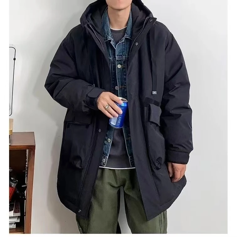 AW【巨保暖.派克羽绒服】国标90情侣中长款外套内里细节拉满Z-5532