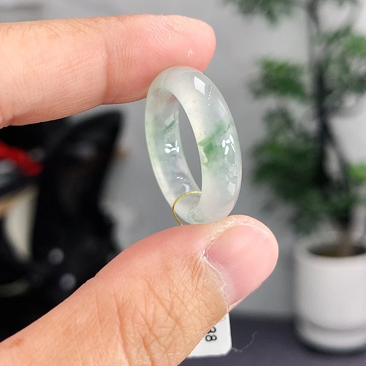 翡翠未镶嵌戒指16-17号