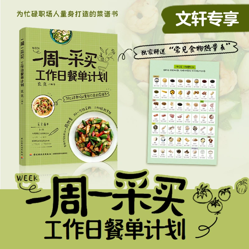 一周一采买 工作日餐单计划WX