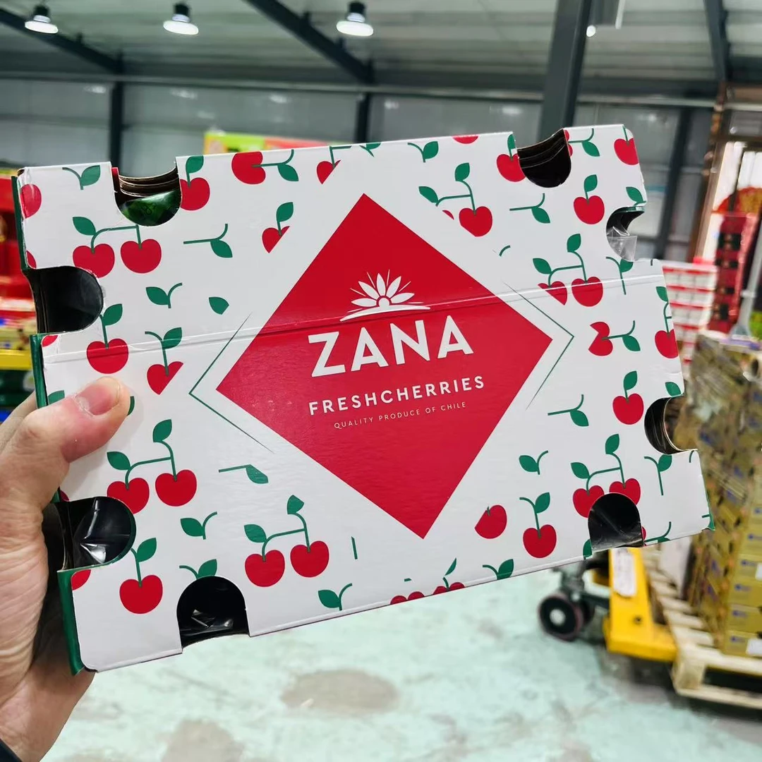 【5J原箱 】ZANA智利拉宾斯海运车厘子净重5斤装 内附果径卡