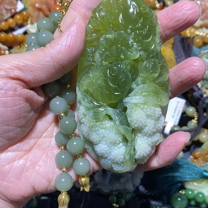 岫玉岫玉吊坠未镶嵌