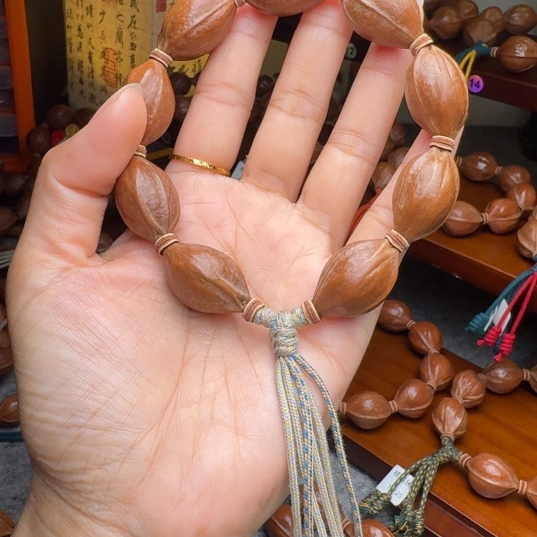 橄榄核手串16/28小尺寸老核原皮 梅林铁核