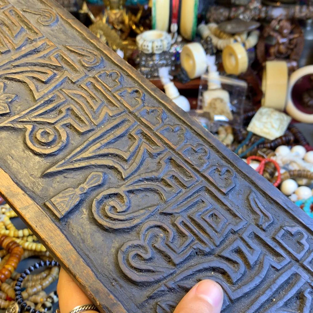 星月菩提吊坠喜马拉雅艺术品